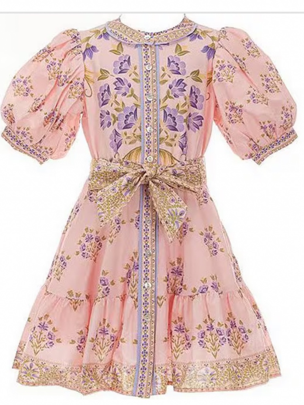 A Loves A "Bubble Sleeve dress in Pink" NWT - Picture 6 of 8